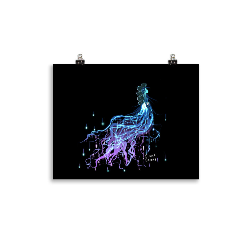 Queen of Bioluminescence Poster
